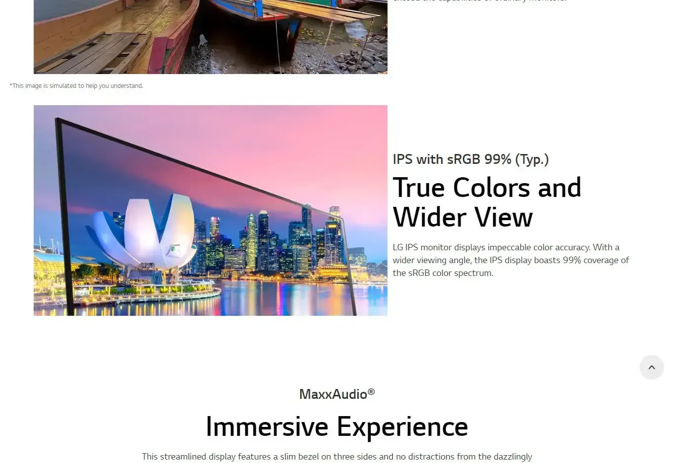 LG 29WL50S Ultrawide 29 Inch (73 cm) Wfhd 2560 X 1080 Pixels IPS Display - HDR 10, AMD Free Sync, Inbuilt 5W Speaker, Srgb 99%, Multi Tasking Monitor, Black overview 5