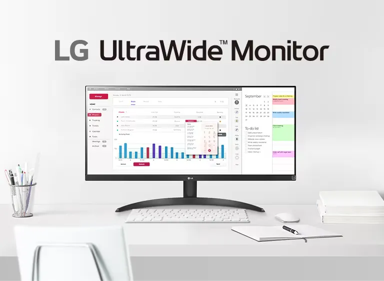 LG 29WQ500-B 29” inch 100hz IPS LED UltraWide FHD AMD FreeSync Monitor with HDR (Black) overview 1