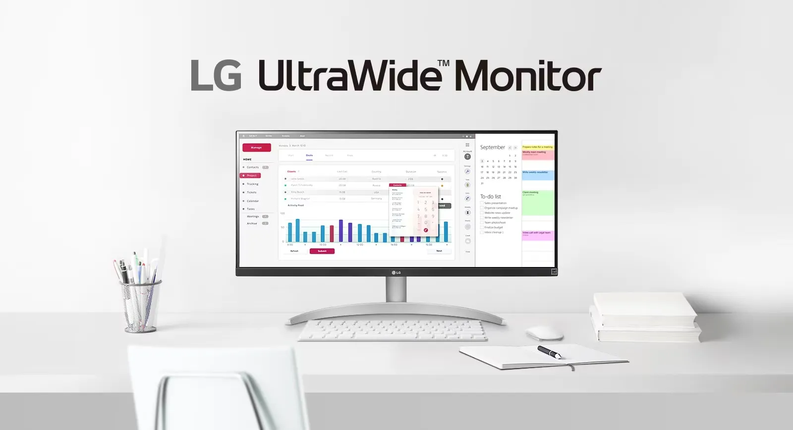 LG 29WQ600-29'' UltraWide FHD HDR10 AMD FreeSync™ IPS Monitor with USB Type-C overview 1