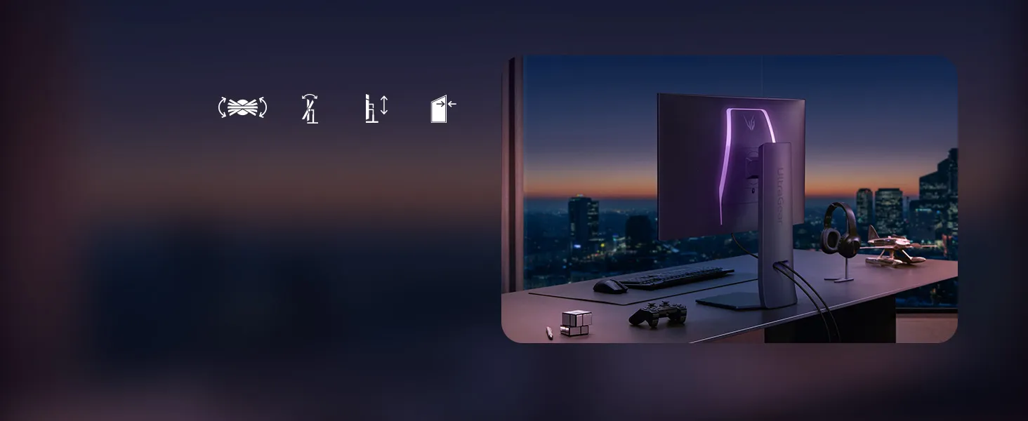 LG 32GS95UE 32" UltraGear 240Hz OLED 4K Gaming Monitor overview 7