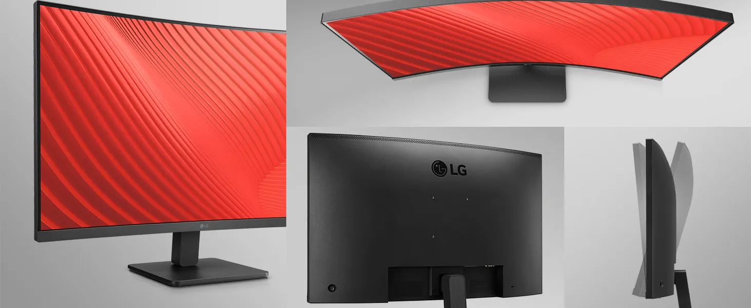 LG 32MR50C-B 31.5" Inch 100 Hz Curved Monitor (Black) overview 8