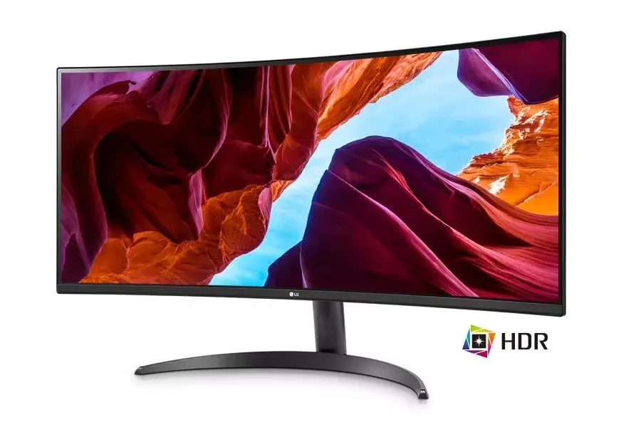 LG 34WR50QC-B Ultrawide 1440P 100Hz VA Curved Monitor overview 1