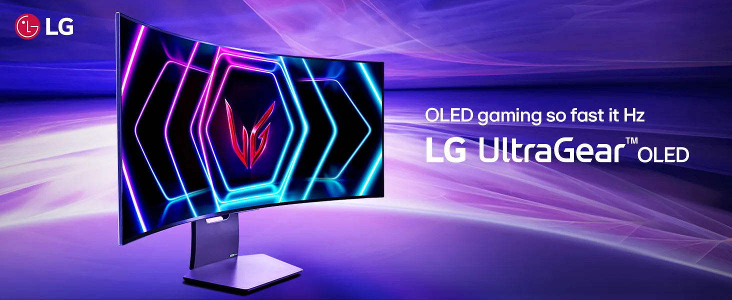 LG 39GS95QE 39-inch Ultragear OLED Curved Gaming Monitor (Black) overview 1