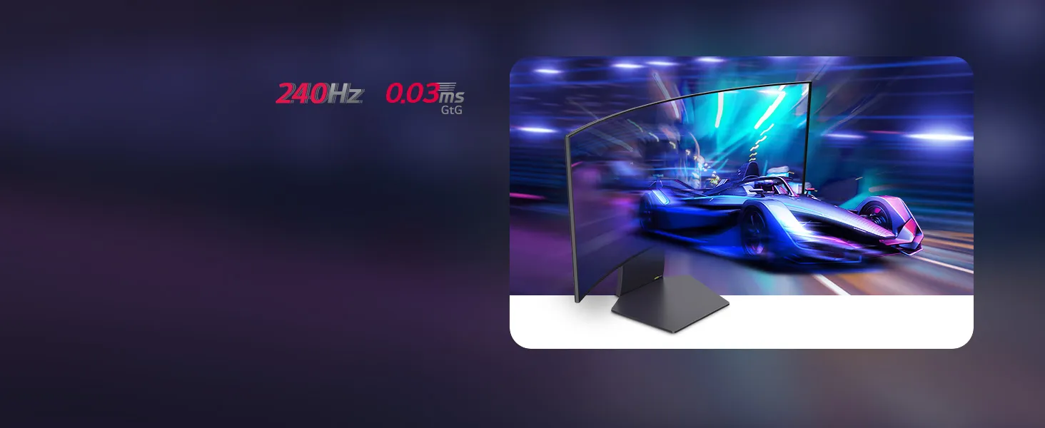 LG 39GS95QE 39-inch Ultragear OLED Curved Gaming Monitor (Black) overview 2
