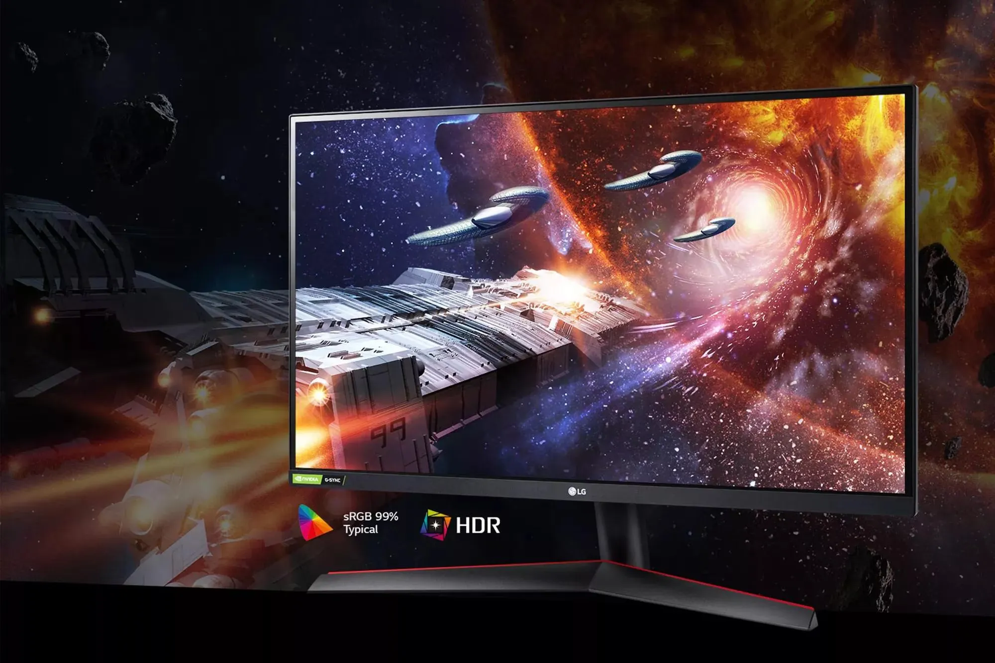 LG UltraGear 24GN600-B 24 Inch 99% SRGB Gaming Monitor overview 1