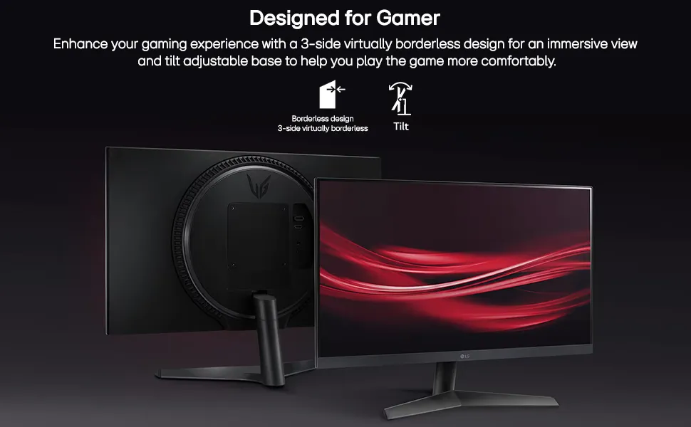 LG UltraGear 27GS60F-B 27 Inch Gaming Monitor (Black) overview 5