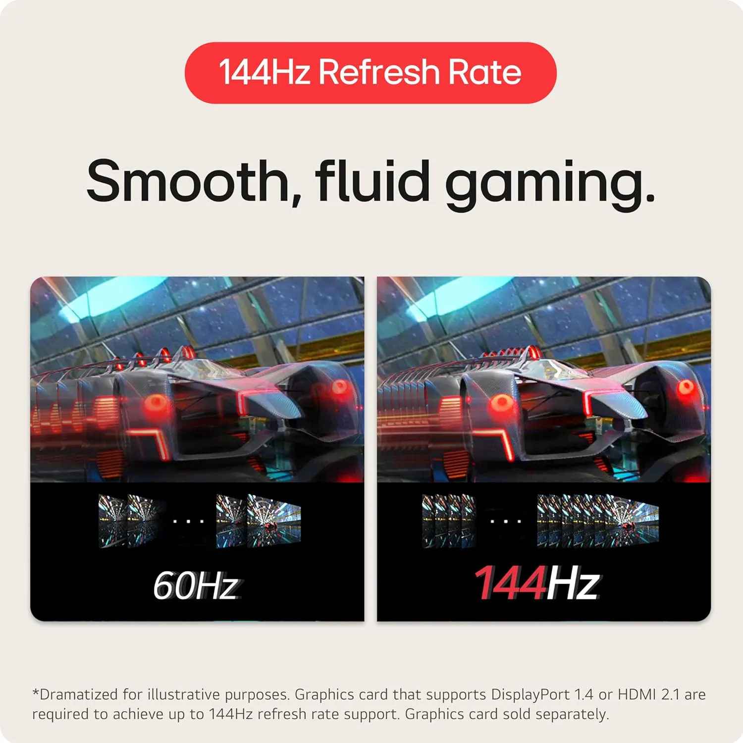 LG UltraGear 27" 27GR93U 4K HDR 144 Hz Gaming Monitor overview 3