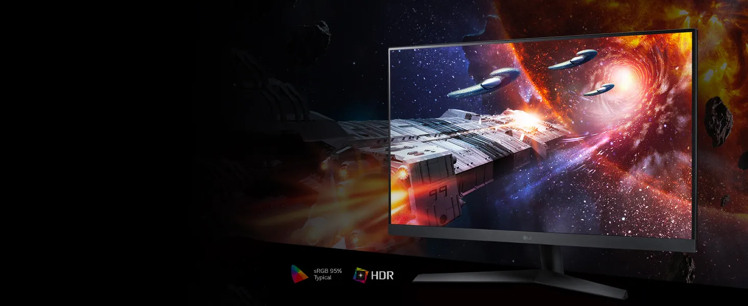 LG UltraGear FHD 32-Inch Gaming Monitor 32GN50R, VA 5ms (GtG) with HDR 10 Compatibility, NVIDIA G-SYNC, and AMD FreeSync Premium, 165Hz, Black overview 4