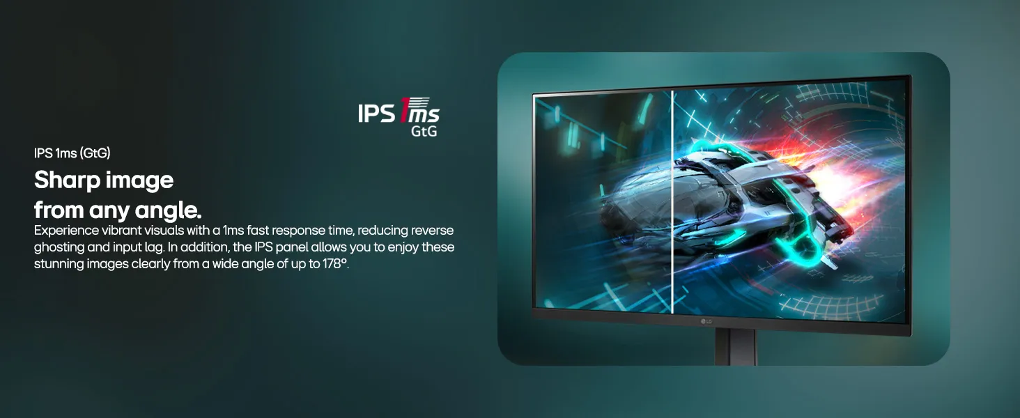 LG Ultragear 24GS65F-B IPS Full HD Gaming Monitor (Black) overview 4