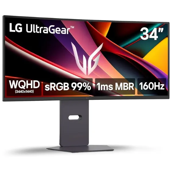 LG Ultragear 34G600A-B 34" Inch WQHD (3440x1440) Curved Gaming Monitor