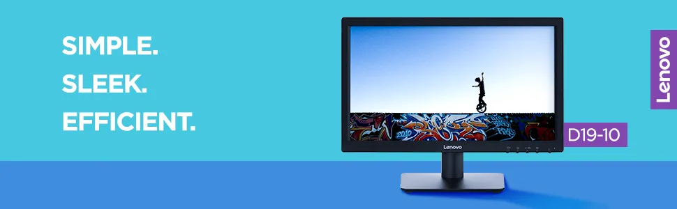 Lenovo D19-10 18.5 Inch 1366 X 768 Pixels Led Hd Monitor overview 1