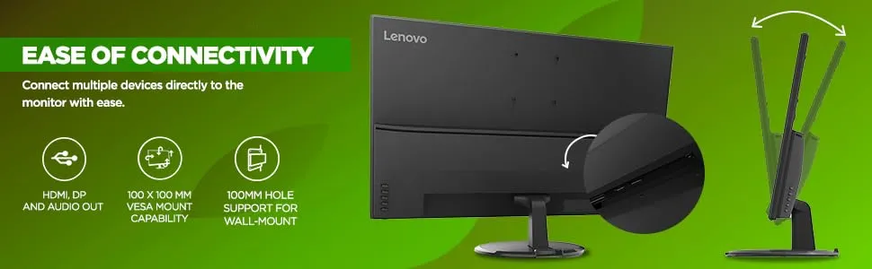 Lenovo D32q-20 32 Inch Entertainment Monitor overview 3