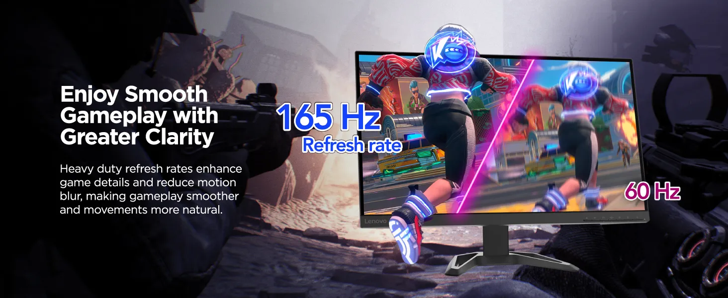 Lenovo Gaming G-Series G24-20 23.8 Inch 1920 x 1080 Pixels Fhd IPS Monitor overview 6