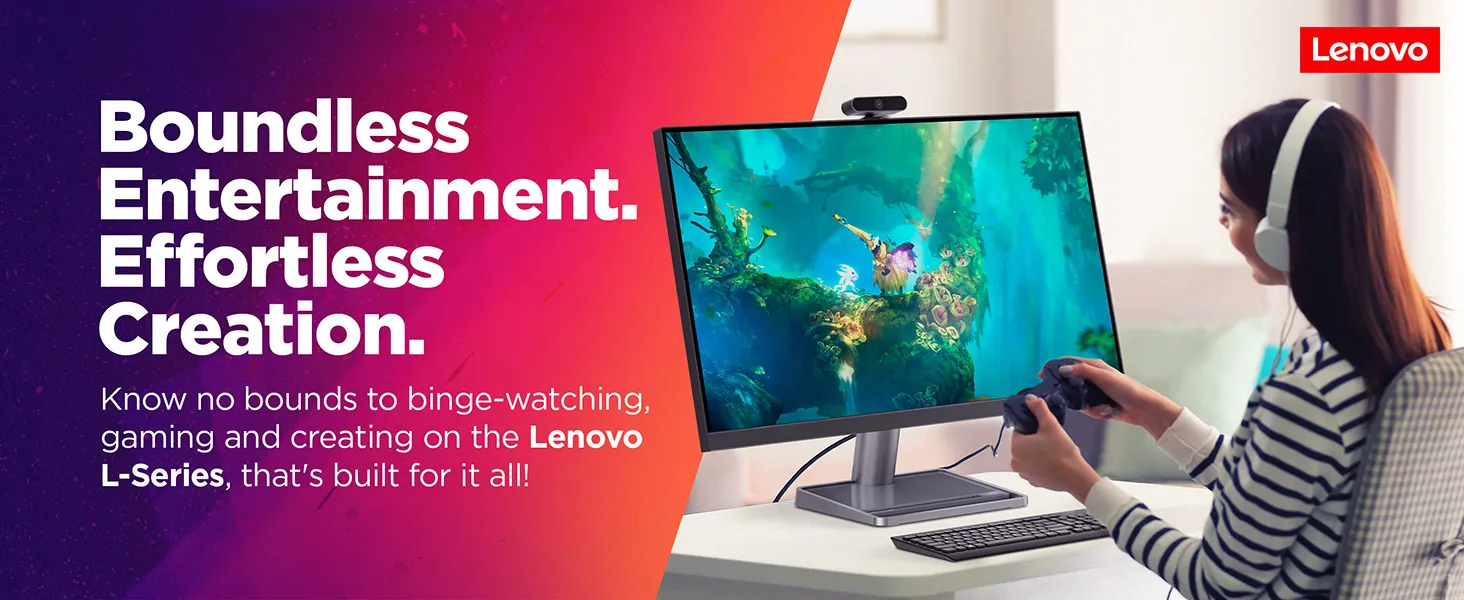 Lenovo L27m-30 27 Inch FHD USB Type C Monitor overview 1