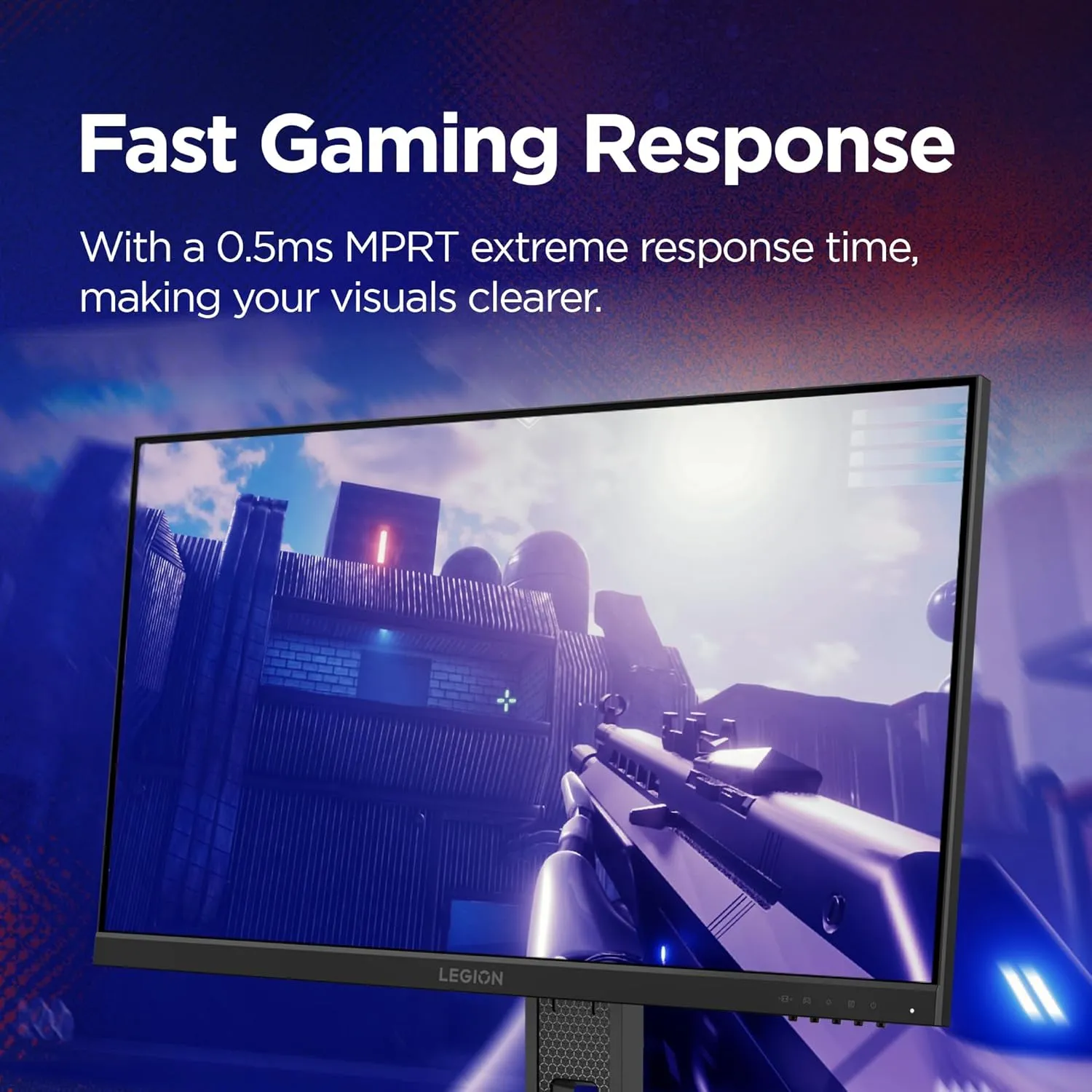 Lenovo Legion 24-10 23.8" FHD IPS 240 Hz Gaming Monitor (68C4GAC4IN) overview 2