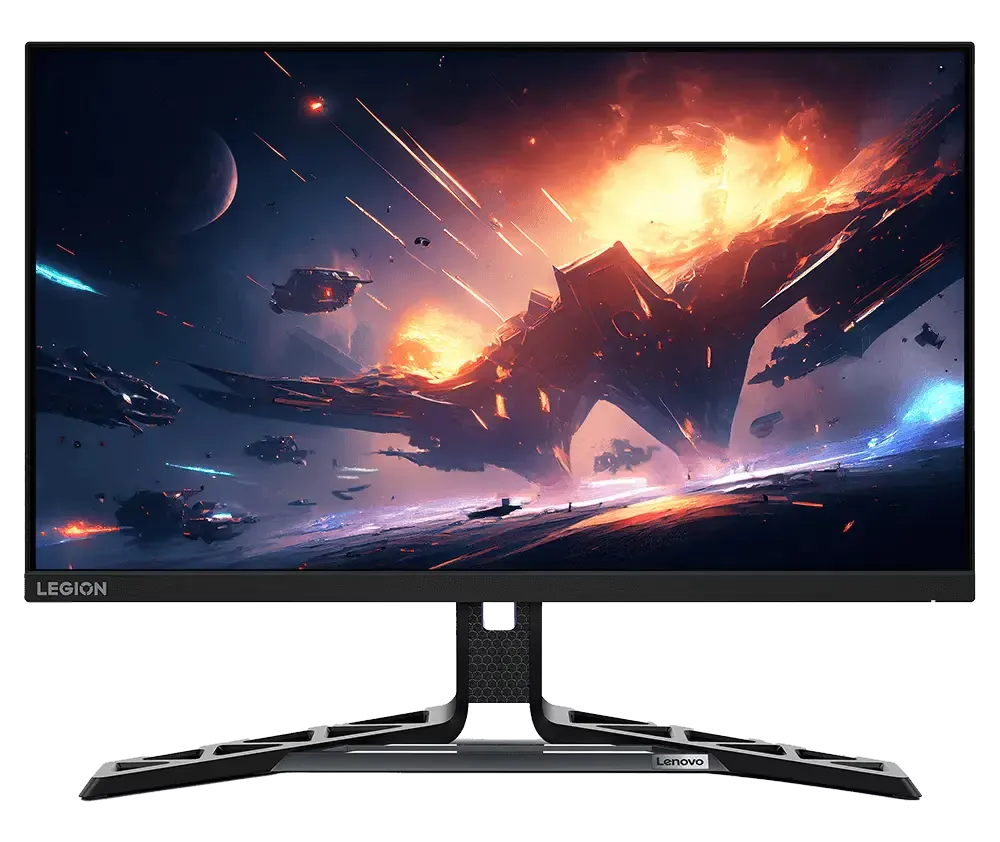 Lenovo Legion R25f-30 | 25 Inch (63.50cm) FHD 240Hz Gaming Monitor | 0.5ms, AMD FreeSync, 99% sRGB, 90% DCI-P3, Speaker, 2xHDMI 2.1,1xDP| Tilt, Swivel, Pivot, Height Adjust Stand | Black | 67B8GACBIN overview 2