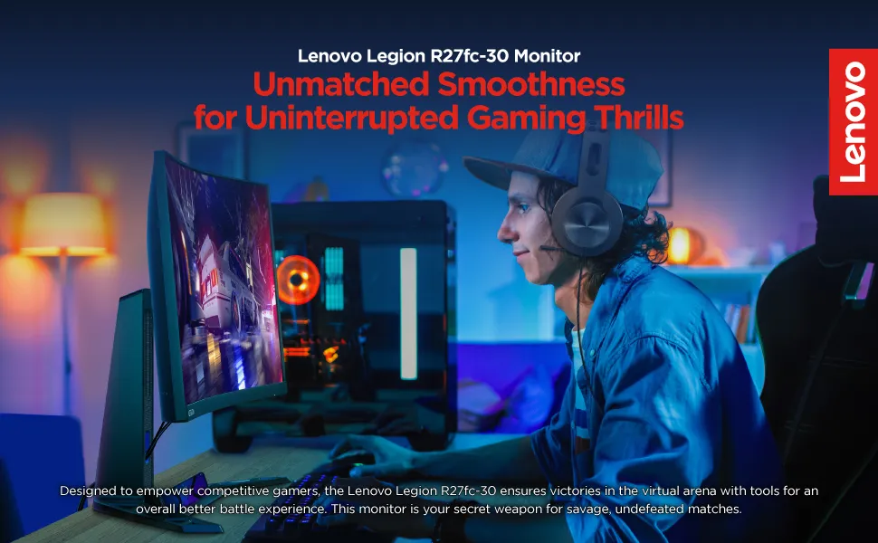 Lenovo Legion R27fc-30 68.58cms (27) Monitor overview 1