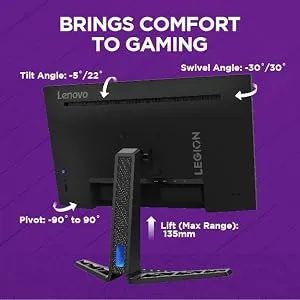 Lenovo Legion R27i-30 27 Inch (68.58cm) 165Hz Gaming Monitor overview 5