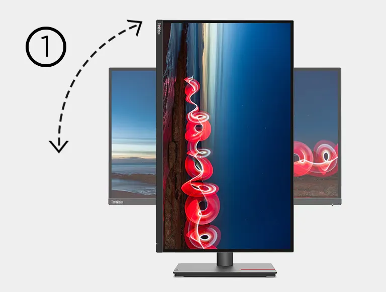 Lenovo T27i-30 Thinkvision 27 inch LED Monitor (Black) overview 7