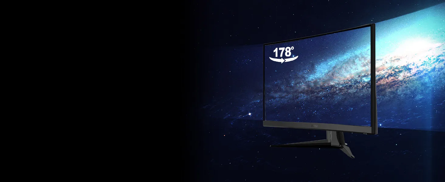 MSI G27C4X 27" 250 Hz Curved Gaming Monitor (Black) overview 6