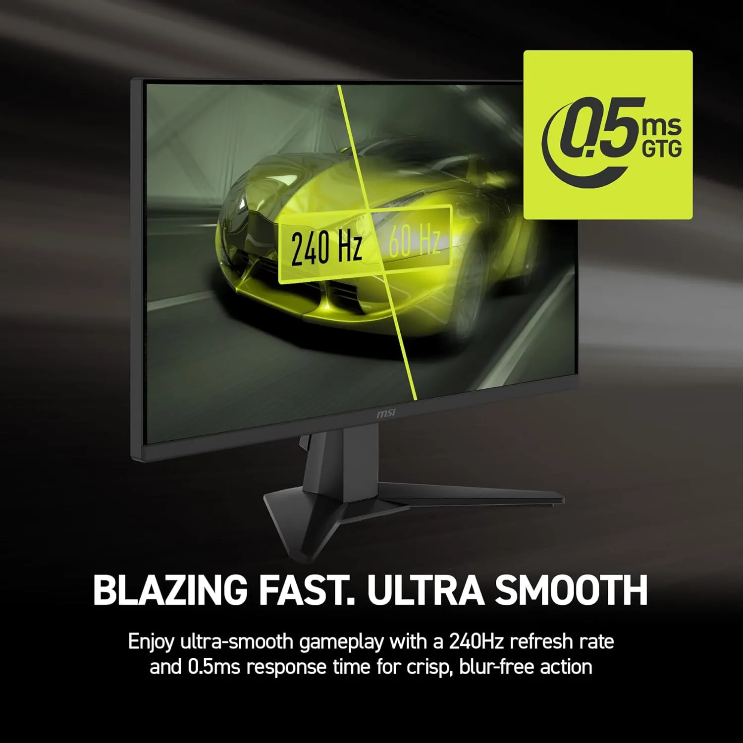 MSI MAG 245F X24 24" FHD 240 Hz Gaming Monitor overview 3