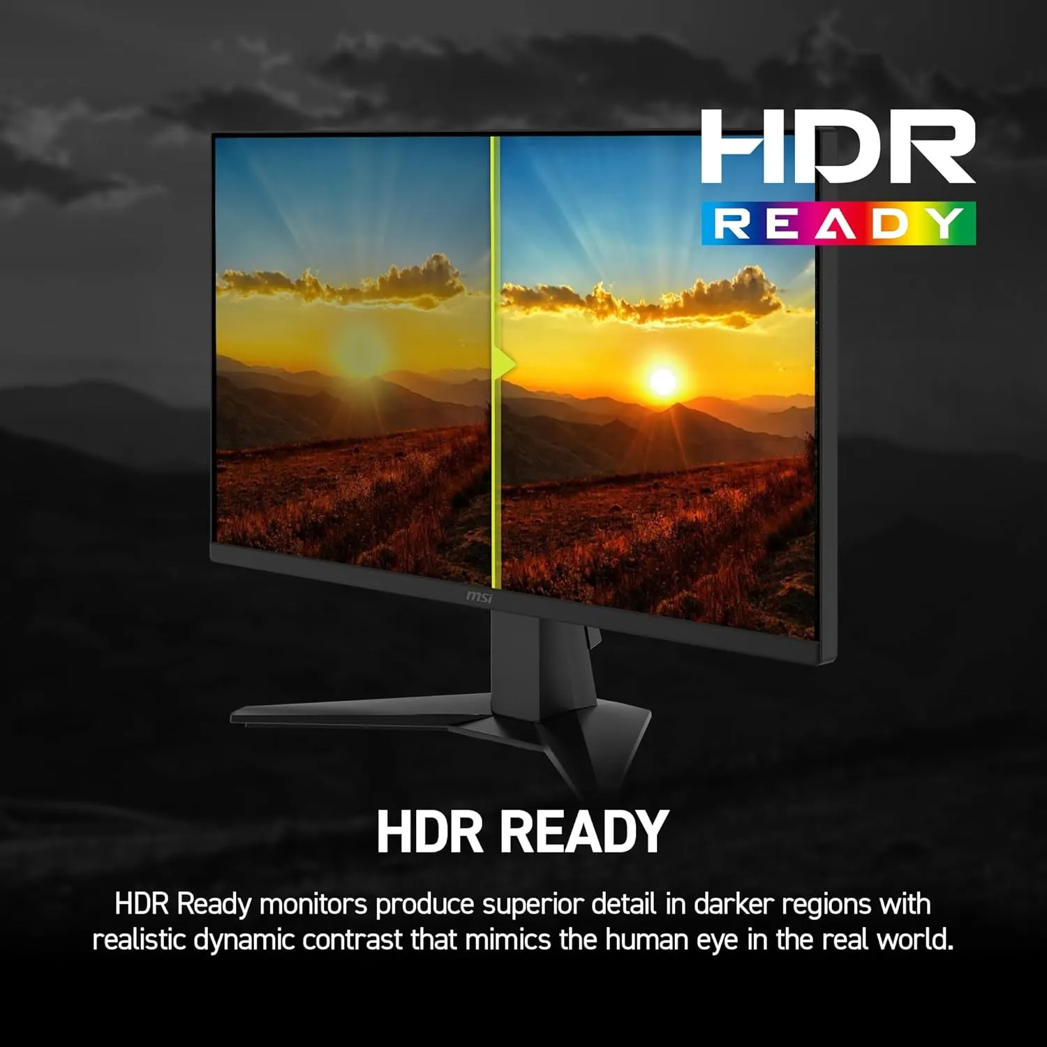 MSI MAG 245F X24 24" FHD 240 Hz Gaming Monitor overview 4