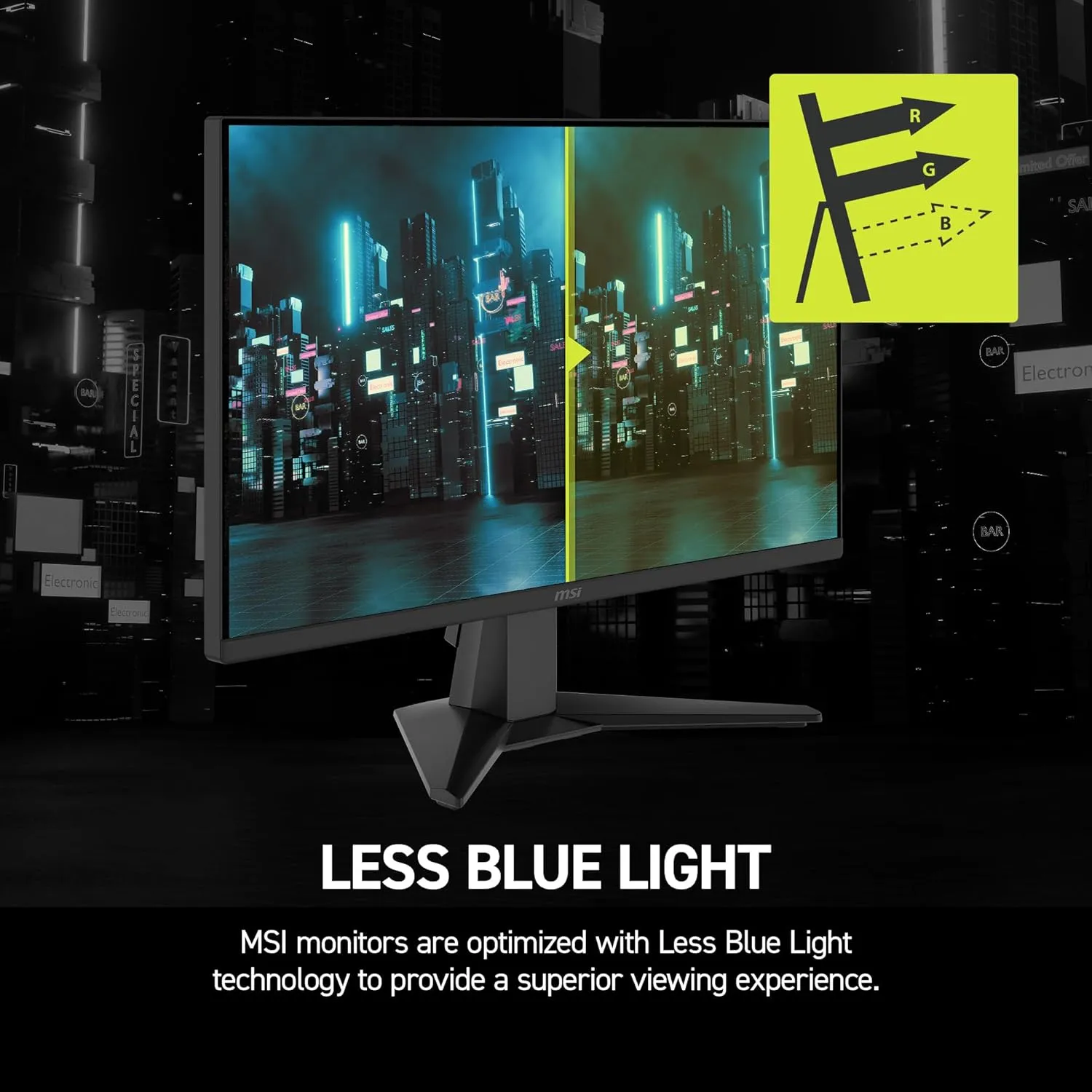 MSI MAG 245F X24 24" FHD 240 Hz Gaming Monitor overview 5