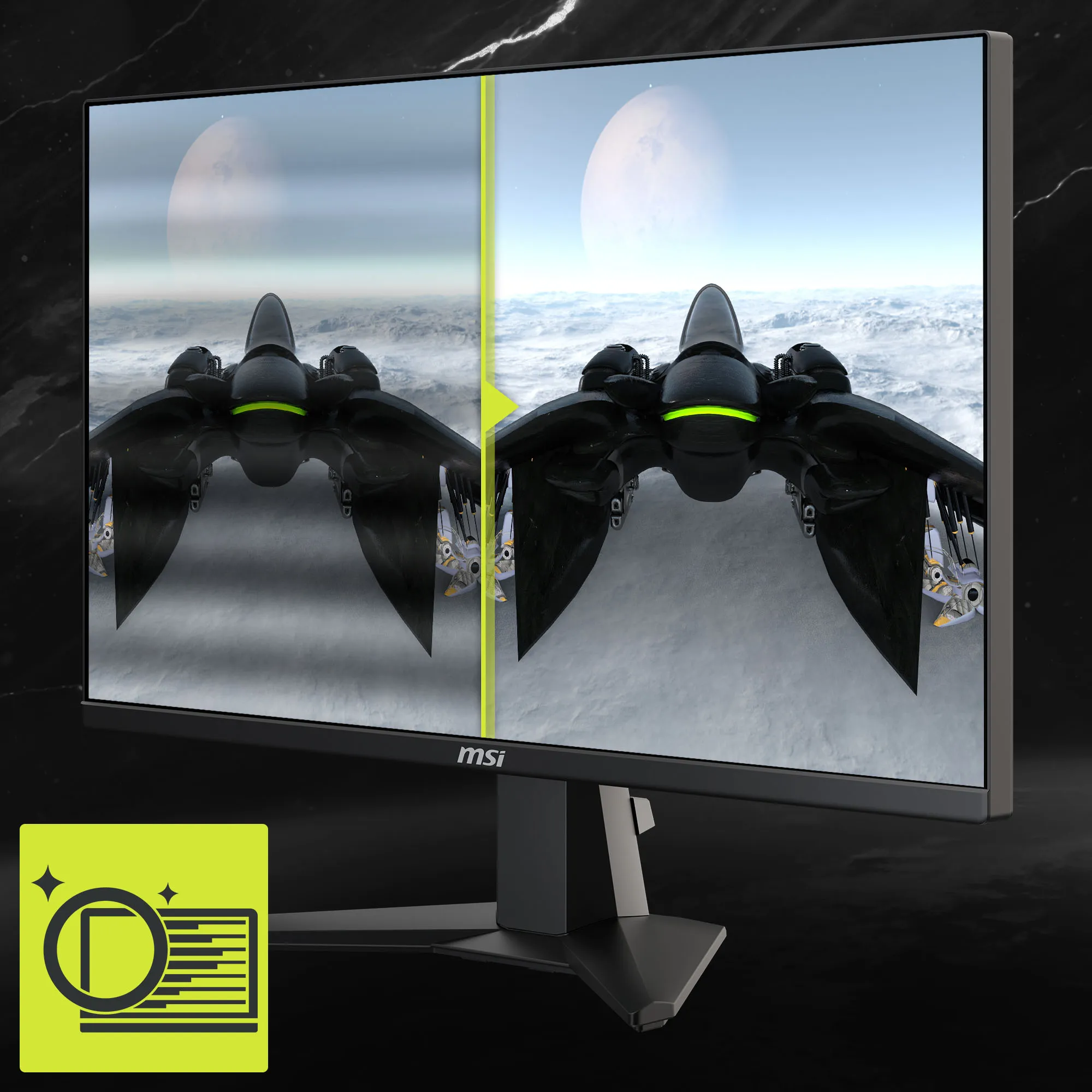 MSI MAG 255XF 25-inch 1920 x 1080 (FHD) 0.5ms Rapid IPS Gaming Monitor (Black) overview 7