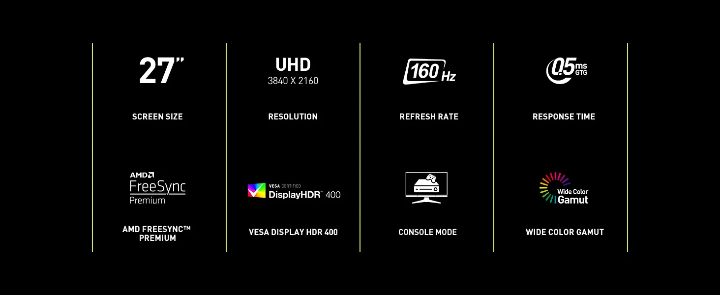 MSI MAG 274URFW 27-inch 4K Gaming Monitor overview 2