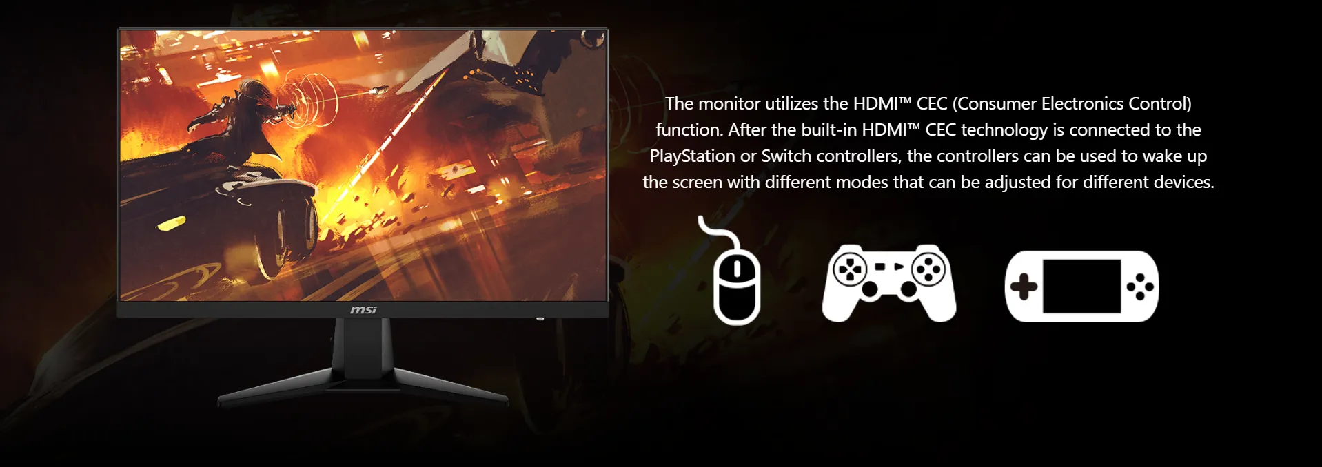MSI MAG 275F 27 inch Full HD HDR 180 Hz Gaming Monitor overview 10