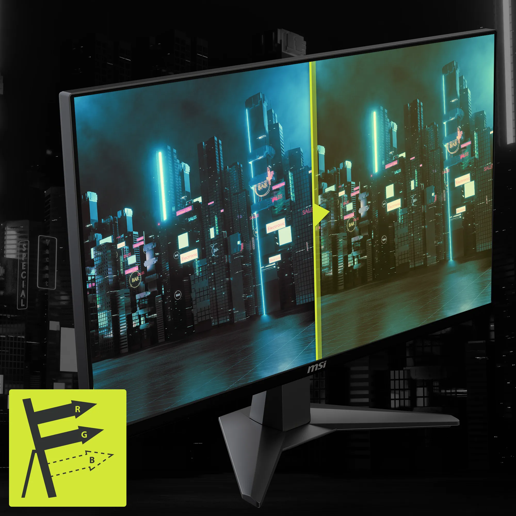 MSI MAG 275QF 27" 1440p HDR 180 Hz Gaming Monitor overview 6
