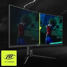 MSI MAG 342CQR E2 34 Inch 2K UWQHD Curved Gaming Monitor - 1500R 3440 x 1440 Resolution, 180 Hz / 1ms (MPRT), Adaptive Sync - DP 1.4a, HDMI 2.0b CEC, 95% DCI-P3, AI Vision, HDR Ready overview 9