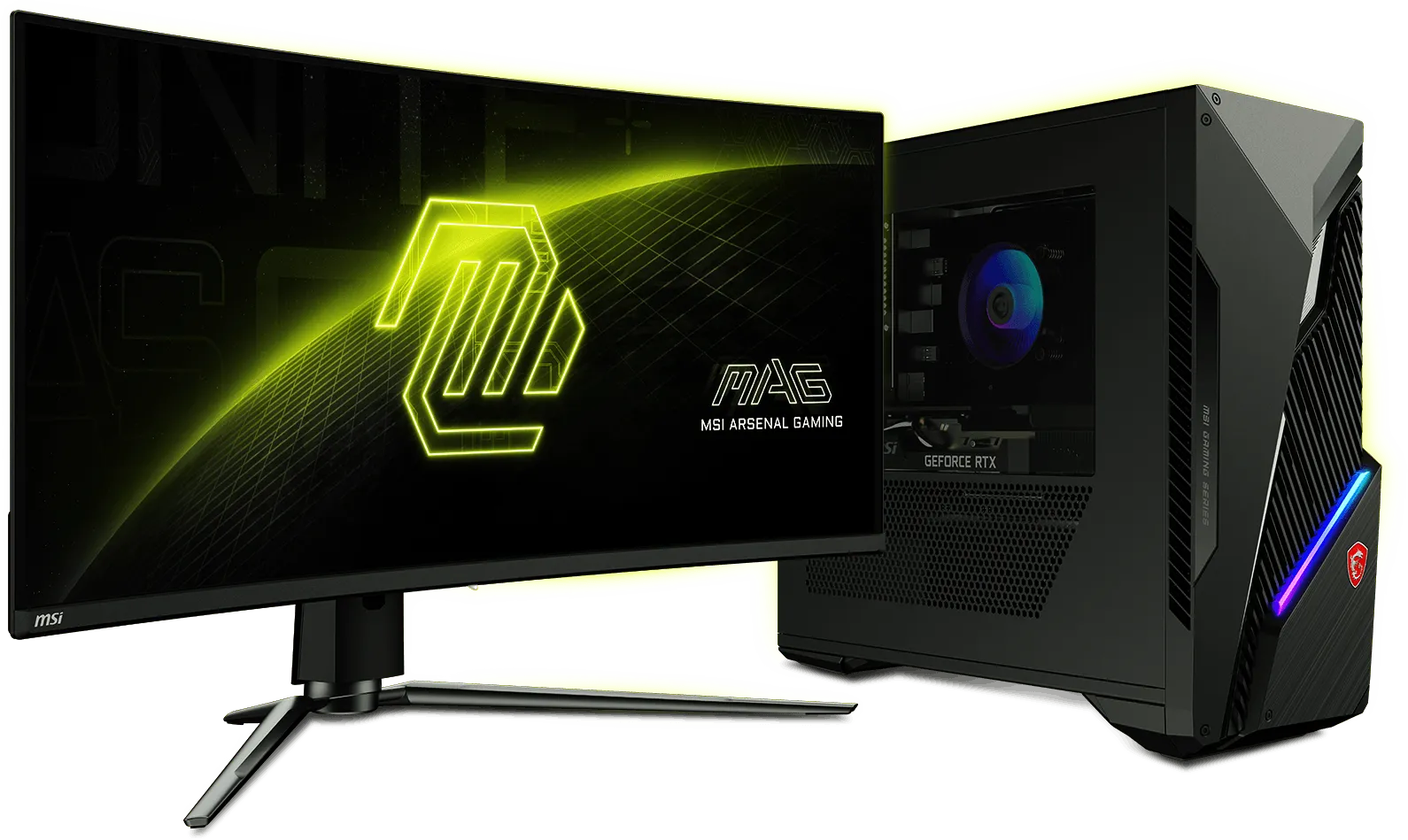 MSI MAG341CQP QD-OLED 34 inch Curved OLED Gaming Monitor overview 2