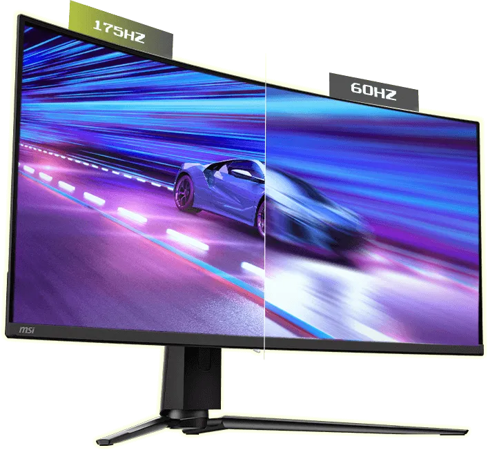 MSI MAG341CQP QD-OLED 34 inch Curved OLED Gaming Monitor overview 3
