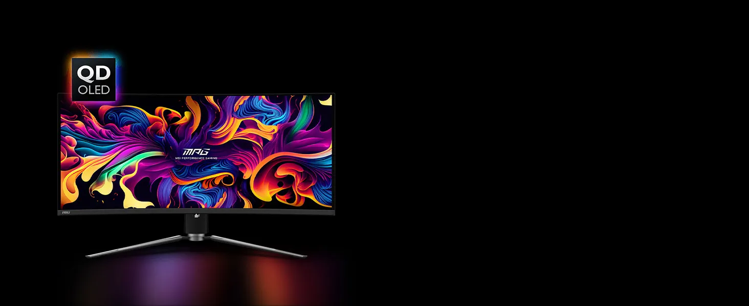 MSI MPG 341CQPX QD-OLED 34-inch Curved OLED Gaming Monitor overview 3