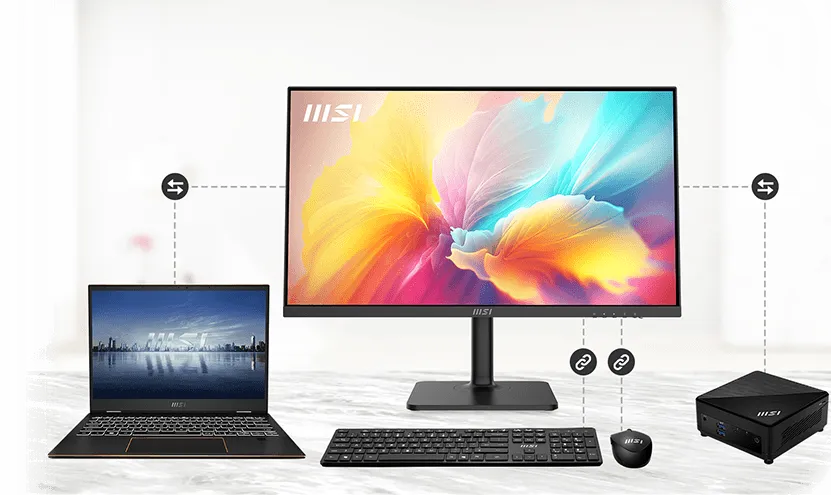 MSI Modern MD272QXP 27 Inch Business Monitor (Black) overview 8