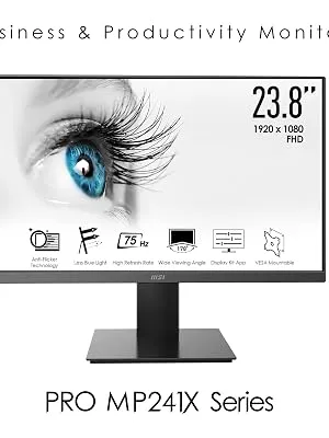 MSI PRO MP241X 24 Inch 105% SRGB FHD Professional Business Monitor overview 11