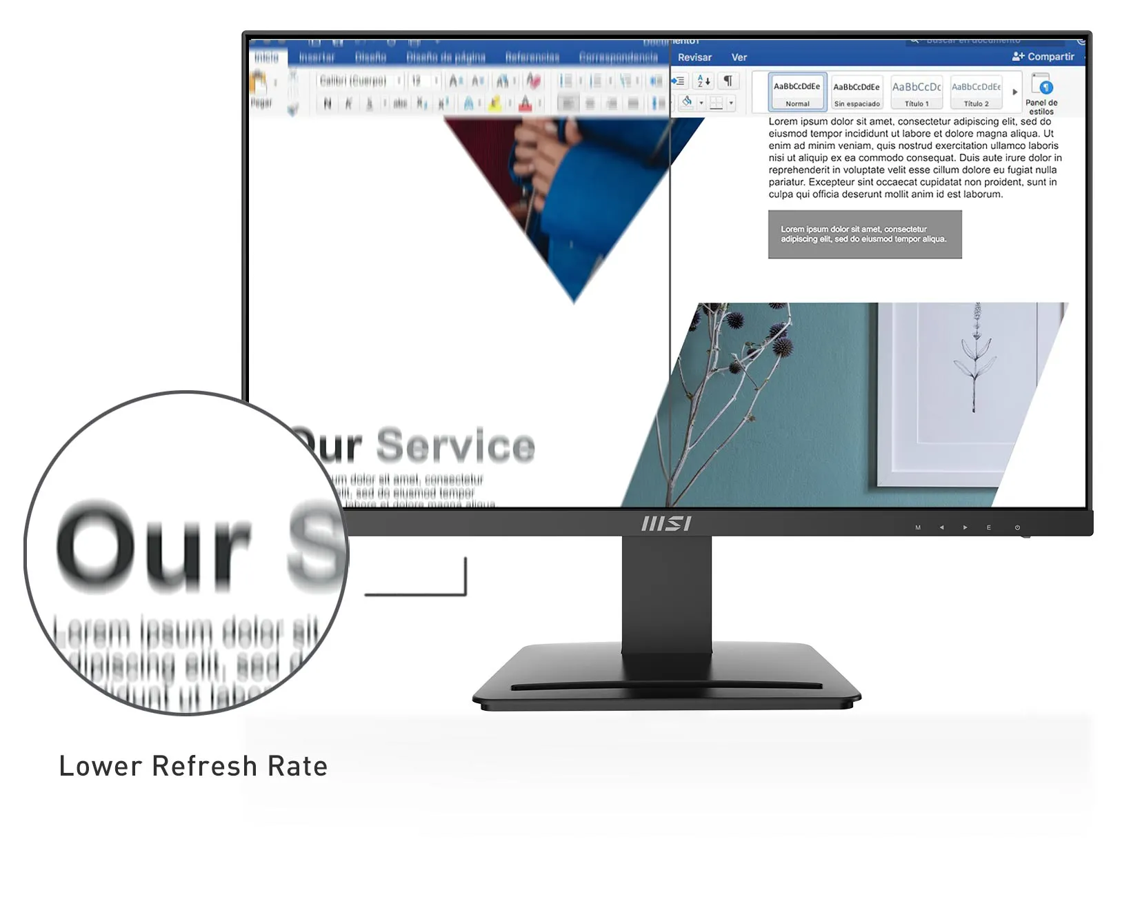 MSI PRO MP243 24 Inch Professional Monitor overview 2