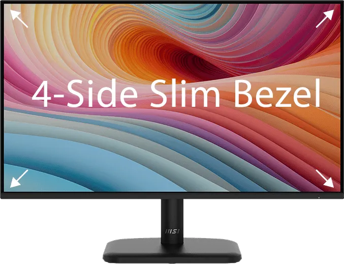 MSI PRO MP251L E2 24.5" Business Monitor overview 1
