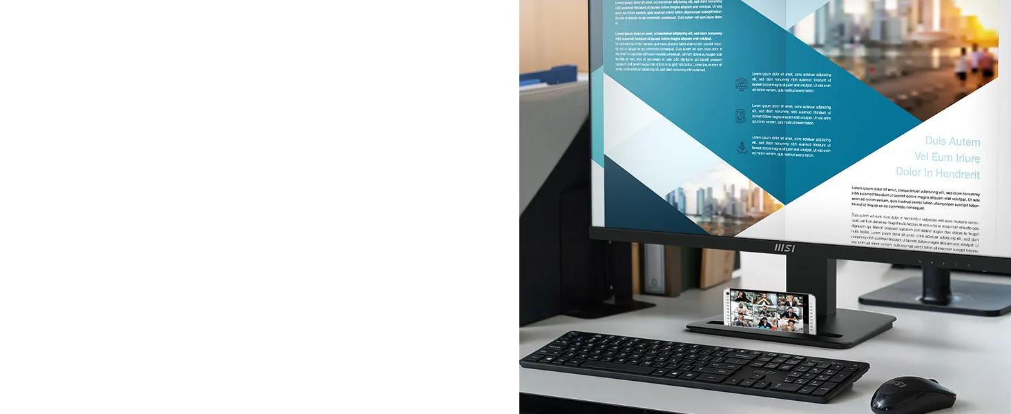 MSI PRO MP273U IPS 3840 x 2160 (UHD) Monitor overview 9
