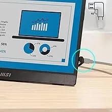 MSI Pro MP161 E2 16 Inch Portable And Ultra-Slim Monitor overview 6