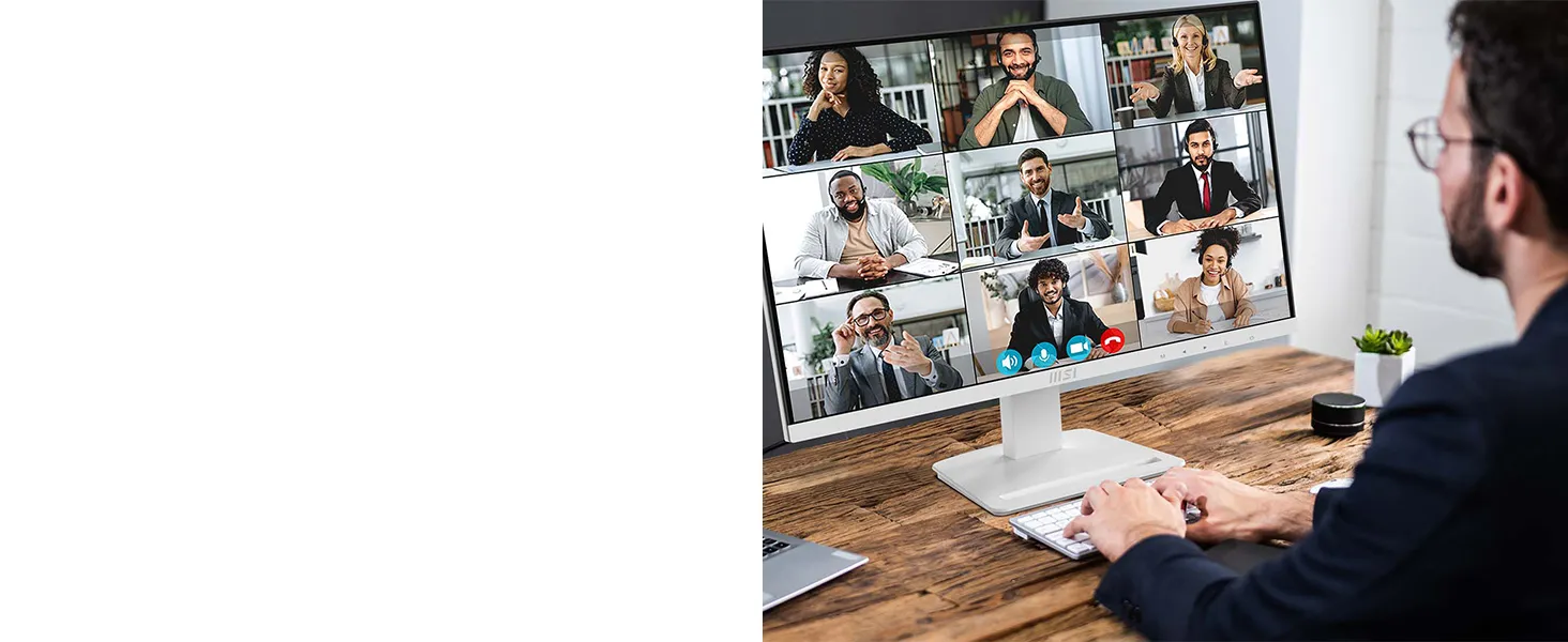MSI Pro MP273QW E2 27 Inch White Business Monitor overview 9