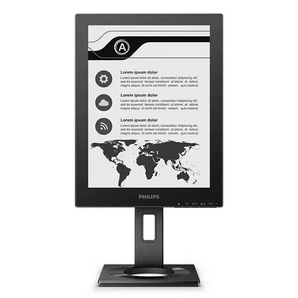 Philips 13 inch 13B1K3300 E Paper Monitor with E Ink Technology
