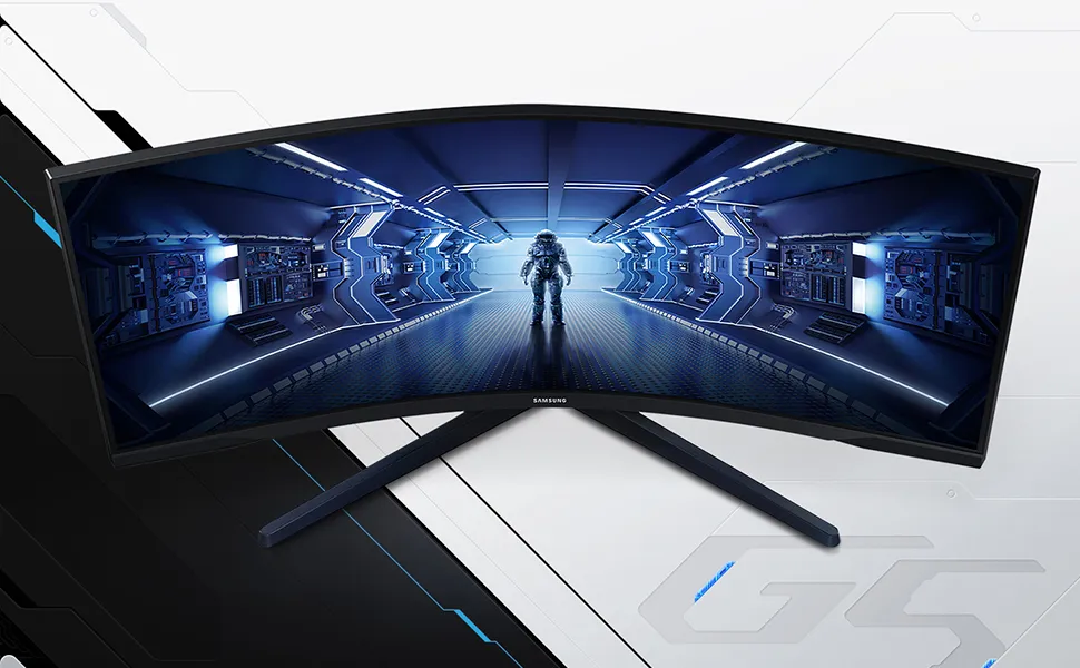 SAMSUNG Odyssey G5 34" 165Hz Curved Wide Gaming Monitor LC34G55TWWWXXL overview 1