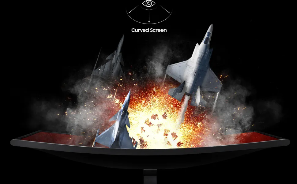 Samsung 24-inch (LC24RG50FQWXXL) 144Hz Curved Gaming Monitor overview 7