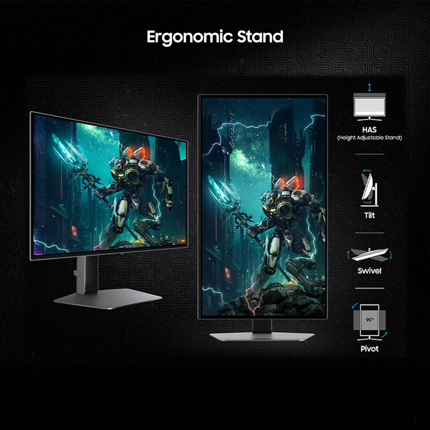 Samsung 27” Odyssey OLED G6 QHD 240Hz HDR10+ Gaming Monitor overview 2