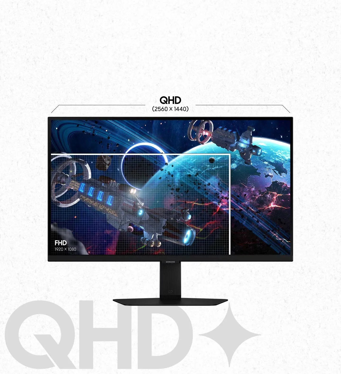 Samsung 27DG502 27″ Odyssey G5 2K QHD 180Hz 1ms Gaming Monitor overview 2