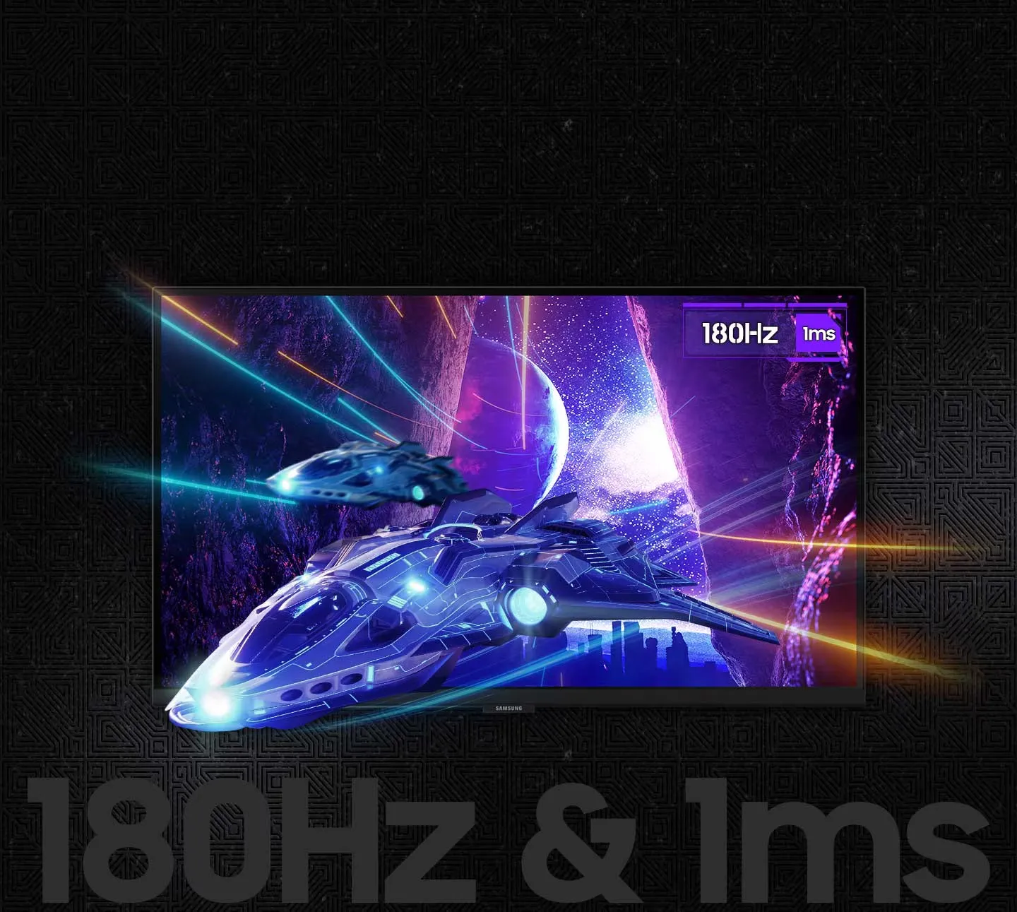 Samsung 32DG502 32″ Odyssey G5 2K QHD 180Hz 1ms Gaming Monitor overview 4
