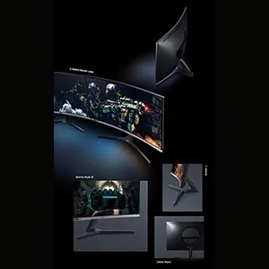 Samsung LC27RG50FQWXXL Curved Gaming Monitor overview 6