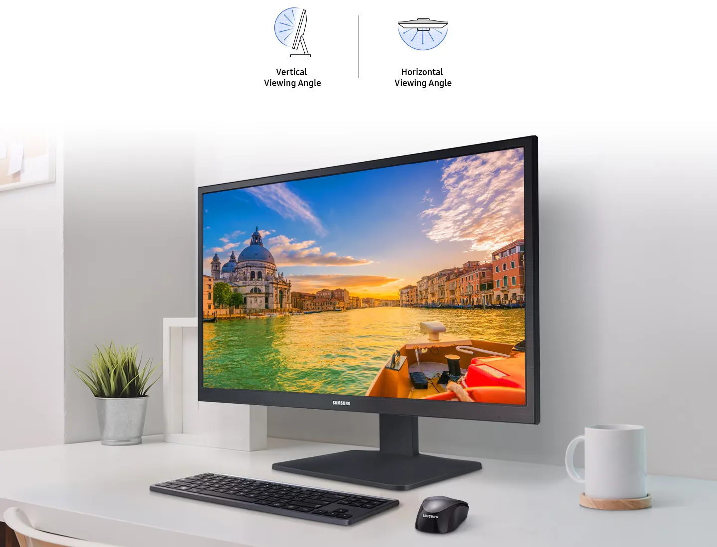 Samsung LS19A330NHWXXL 18.5" HD TN Monitor overview 1